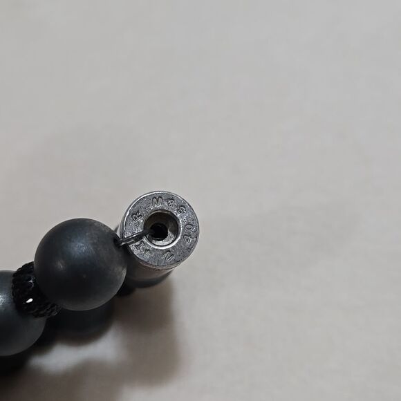 Black Onyx and Lava Beaded Bracelet - Picture 3 of 7